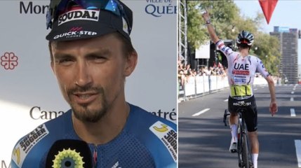 Cyclisme - Grand Prix de Montréal 2024 - Julian Alaphilippe : "Ce n'était pas possible de suivre Tadej Pogacar"