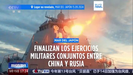 Finalizan en el mar del Japón seis días de ejercicios militares conjuntos entre China y Rusia
