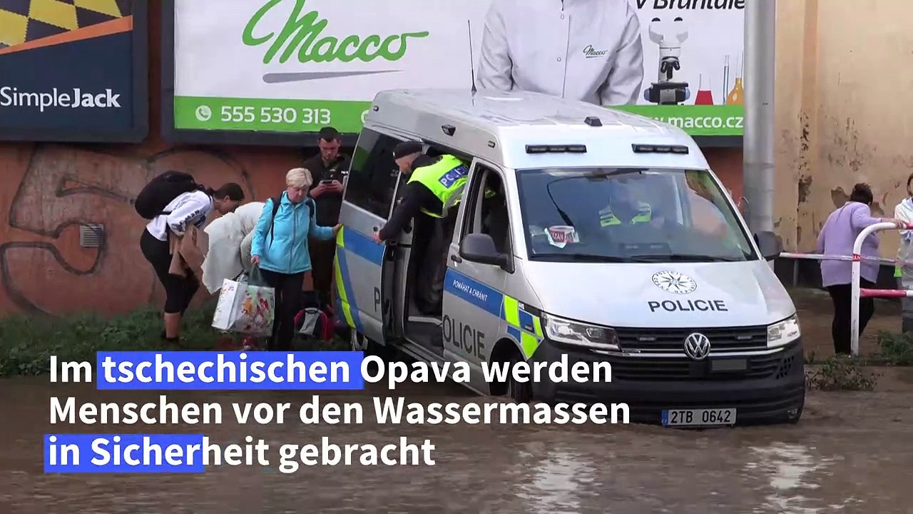 Dramatische Lage in Hochwassergebieten von Polen bis Rumänien