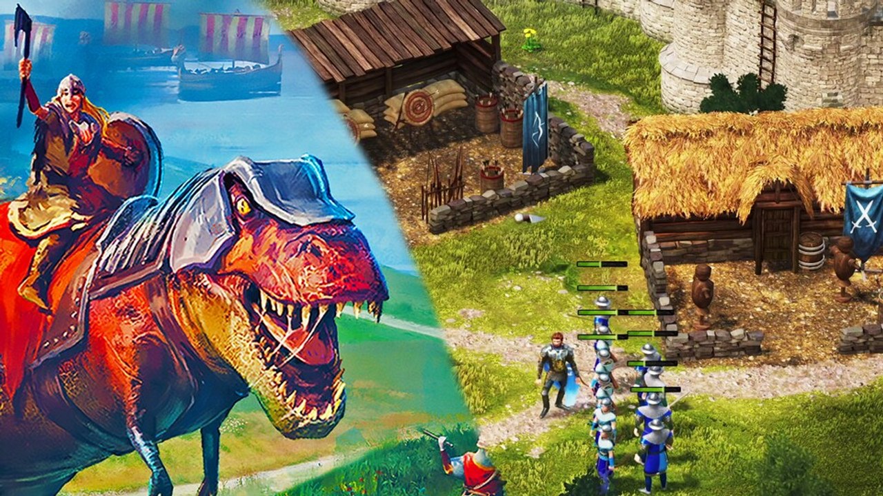 Stronghold, bist du es? So läuft der Burg-Aufbau im neuen Dino-Strategiespiel