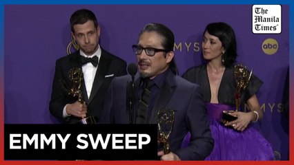'Shogun' cast and crew celebrate winning major drama categories at the Emmys