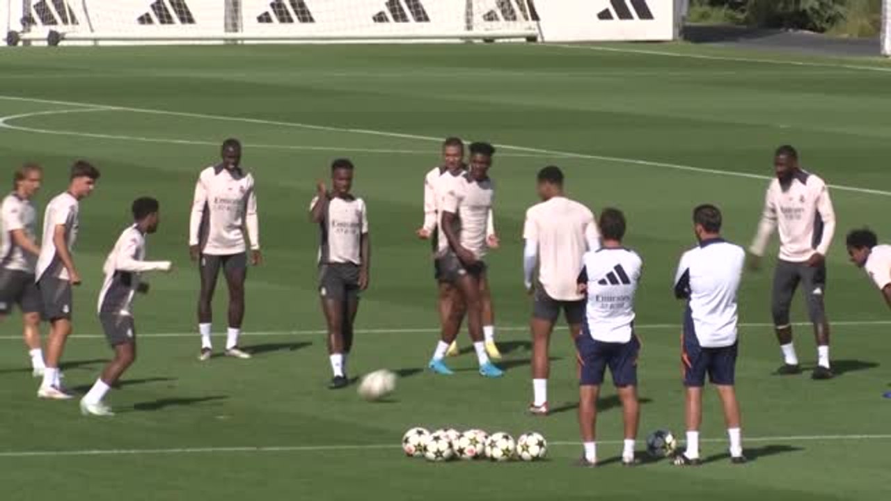 Real Madrid - Tchouaméni et Bellingham de retour à l'entraînement collectif