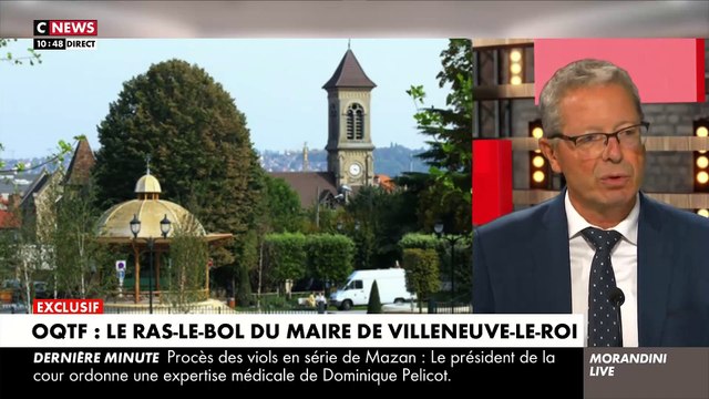 EXCLU - Le coup de gueule du maire de Villeneuve-le-Roi dans Morandini Live contre les OQTF: On a un migrant arrêté pour des tags antisémites, sdf et avec déjà 10 condamnations qui vient d’être remis en liberté dans la ville!