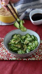 Salade de concombres marinés à la japonaise