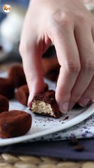 Rochers façon tiramisu, le dessert italien en mini portions parfait pour aller avec le café!