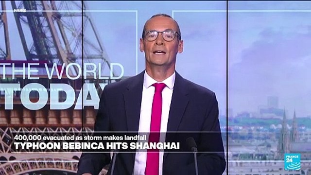 Typhoon Bebinca lashes Shanghai in strongest storm to hit city since 1949