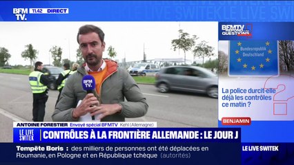La police allemande durcit-elle déjà les contrôles à la frontière ce lundi? BFMTV répond à vos questions