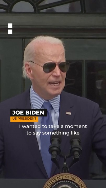 Biden pushes back on Trump claims about immigrants eating pets   AJ #Shorts