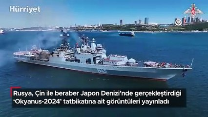 Rusya ve Çin'in Japon Denizi'ndeki 'Okyanus-2024' tatbikatı