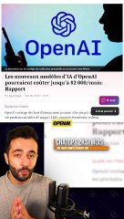 ChatGPT à 2000$ par mois très prochainement ??
