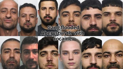 Gang members jailed for flooding Aberystwyth with cocaine