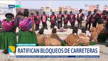 Campesinos vinculados con el evismo instalan primeros puntos de bloqueo para exigir la renuncia de Arce