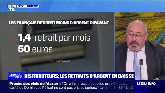 Les Français retirent de moins en moins d'argent dans les distributeurs