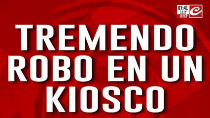 Tremendo robo en un kiosco del barrio porteño de SanTelmo