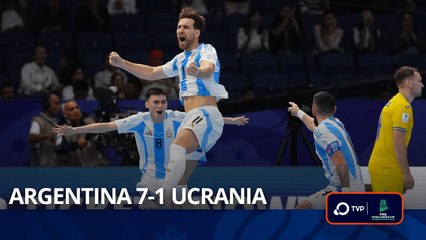 Argentina vs Ucrania (7-1) | Mundial Futsal Uzbekistán 2024 | Fecha 2
