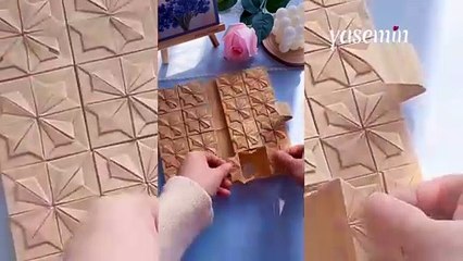 Origami sanatını hiç böyle görmediniz! Bir defterden cüzdana...