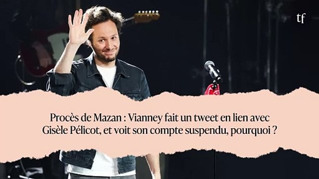 Procès de Mazan : Vianney fait un tweet en lien avec Gisèle Pélicot, et voit son compte suspendu, pourquoi ?