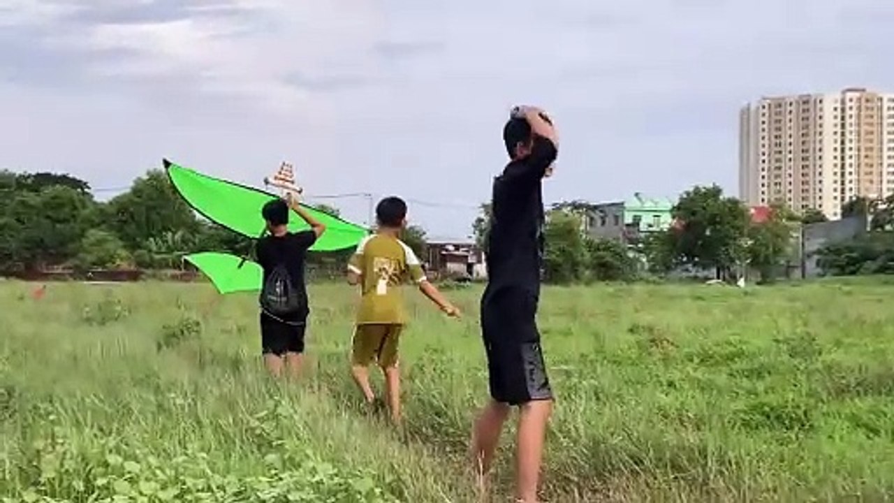 Đại hội cổ đông học sinh idol thả diều sáo 2 mét cõng số và cái kết gặp trâu