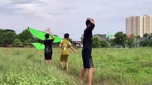Đại hội cổ đông học sinh idol thả diều sáo 2 mét cõng số và cái kết gặp trâu