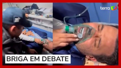 Marçal publica vídeo em ambulância após cadeirada de Datena - thumbnail