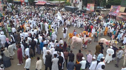 जिलेभर में उत्साह और उमंग के साथ मनाया ईद-ए-मिलादुन्नबी, शहर में निकाला जुलूस