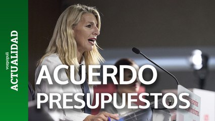 Yolanda Díaz espera un acuerdo positivo para los presupuestos con el PSOE