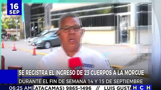 Casi dos docenas de cadáveres ingresaron a la morgue de TGU el fin de semana