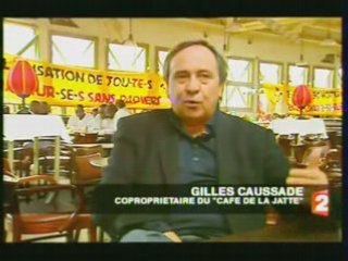 Grève travailleurs sans papiers au Café de la Jatte