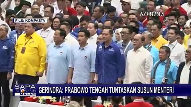 Gerindra Ungkap Kabinet Prabowo-Gibran Masih Disusun, Jumlah-Kriteria Menteri Tengah Dituntaskan