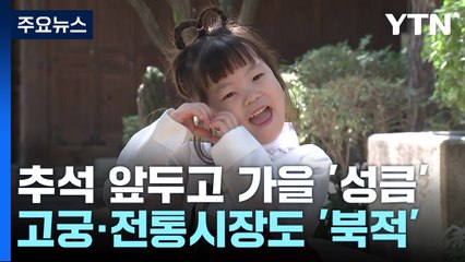 "가을이 온 것 같아요"...고궁으로, 전통시장으로 / YTN