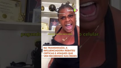 Em live, Jojo Todynho rebate ataques, xinga críticos e reforça apoio a candidato do PL #shorts