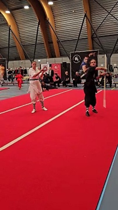 Kungfu Staff Practice - Shaolin He Yong Gan Martial Arts