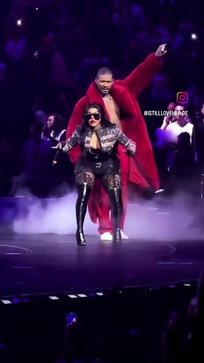 Lil' Kim Stuns at Usher’s Barclays Concert, Sparks Mixed Reactions