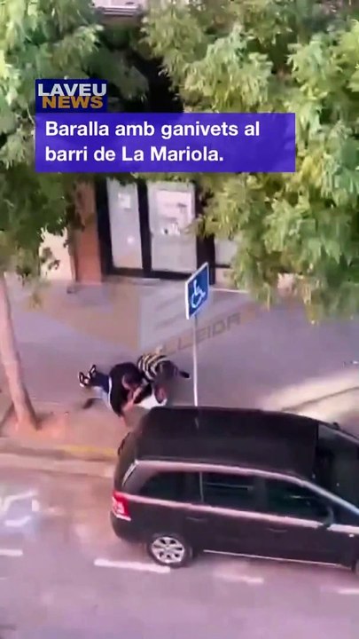 Brutal pelea con un cuchillo de grandes dimensiones en Lérida