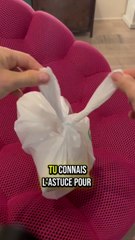 Comment défaire le noeud d’un sac plastique