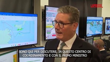 Starmer: «Da Meloni per comprendere come l'Italia ha ridotto i flussi irregolari di migranti»