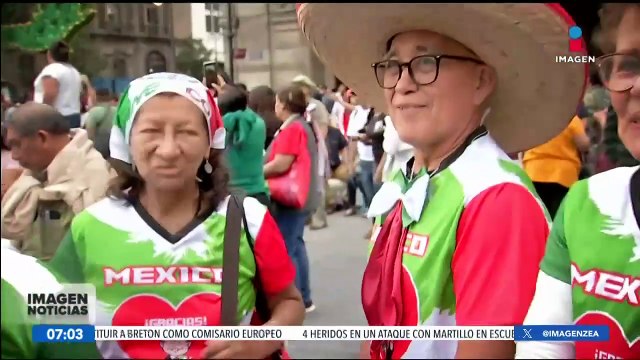 Mexicanos viajaron de Estados Unidos y distintos estados de la república para despedir a López Obrador