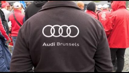 In migliaia in corteo a Bruxelles contro chiusura stabilimento Audi