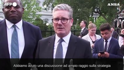 Incontro Biden-Starmer, "discussione ad ampio raggio sulla strategia"