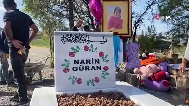 Ziyaretçi akınına uğrayan Narin Güran’ın mezarı yapıldı