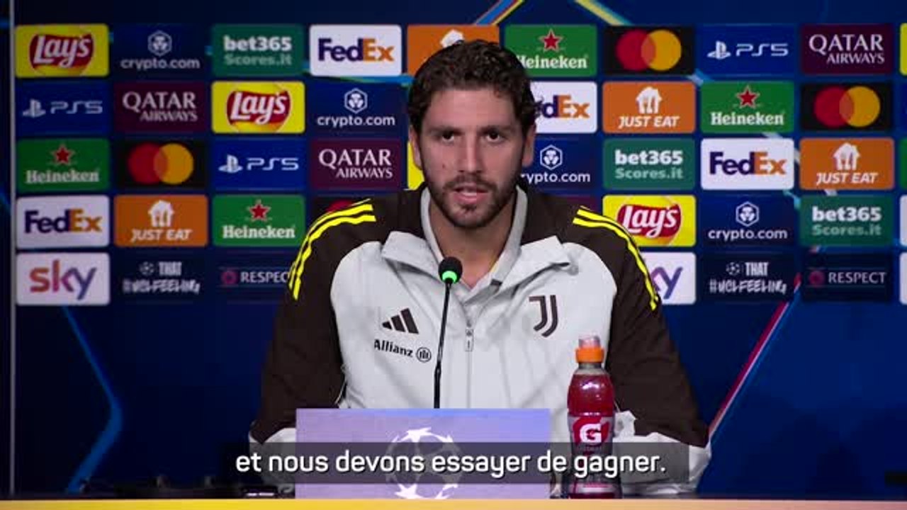 Juventus - Locatelli : "Le PSV, une équipe forte et organisée"