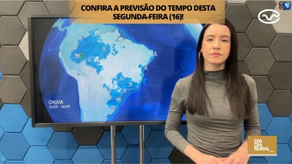 Previsão do tempo desta segunda-feira (16)!