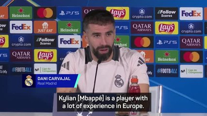 Mbappe won't find UCL debut for Real Madrid 'overwhelming' - Carvajal