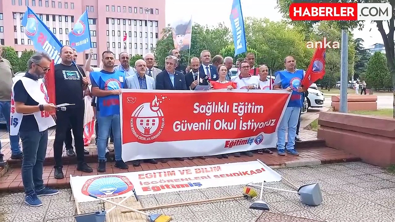 Eğitim İş'ten Okul Temizliği İçin Basın Açıklaması