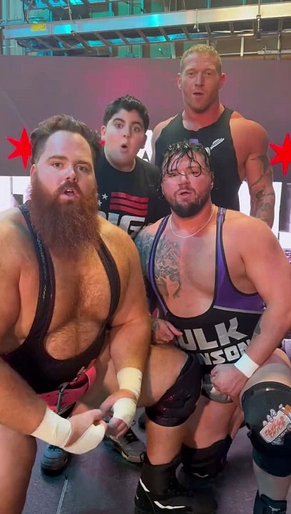 We Bring The BOOM‼️ #dance #dancechallenge #wrestling #aew #allelitewrestling #father #son #family #fun #bigjustice #boom