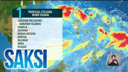 2 bagyo sa labas at loob ng PAR, patuloy binabantayan | Saksi