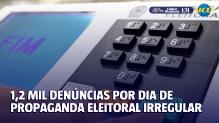 Em um mês, denúncias de propaganda eleitoral irregular passam de 39 mil
