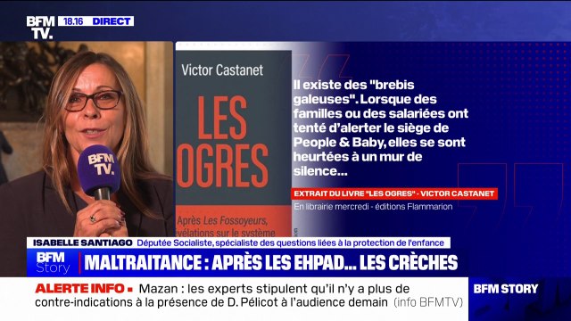 Maltraitances en crèches privées: On a vu tout le secteur se déréguler par l'arrivée des groupes privés , assure Isabelle Santiago (députée Socialiste)