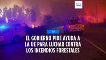 Portugal pide ayuda a la UE para combatir los graves incendios que arrasan el país