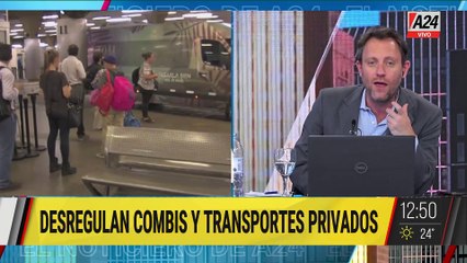 El Gobierno desreguló por decreto el servicio de combis